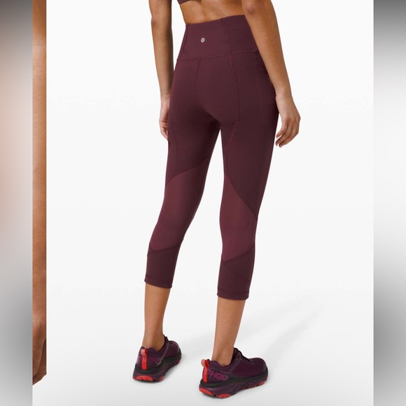 Lululemon Pace Rival High-Rise Crop 22"
Cassis Maroon Size 4 - Picture 1 of 13